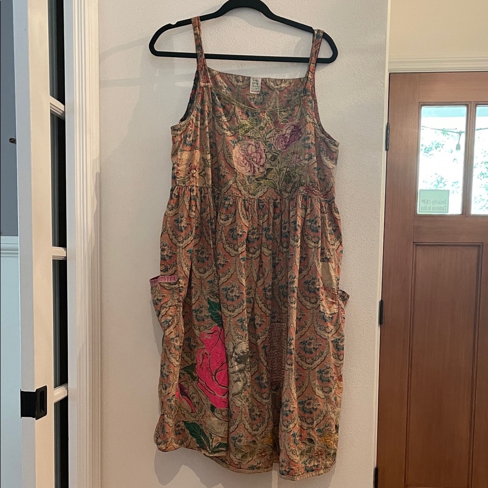 Magnolia Pearl Multicolor Floral Midi Dress